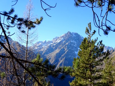Le Mont Pelvoux depuis le sentier en montant à la Cime de … 