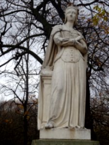 Statue Anne de Beaujeu, Régente de France, 1460-1522, da… 