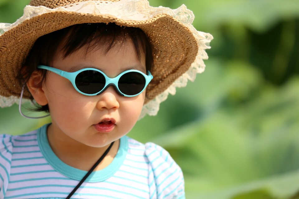 Boy sunglasses facial
