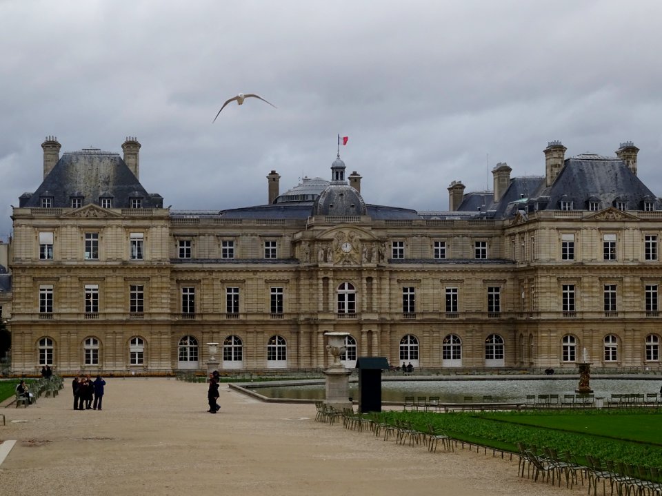 Le Palais du Luxembourg, siège du Sénat français, depuis l… 
