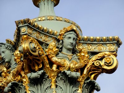 Détail d'un réverbère, place de la Concorde, 1er arr., Par… 
