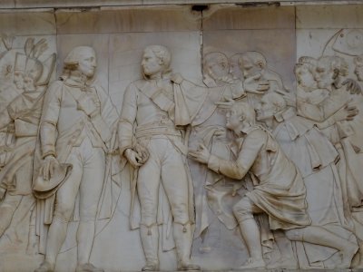 Bas-relief sur l’arc de triomphe du Carrousel, place du Ca… 