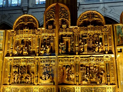 Retable du xvie siècle, église Saint-Germain-l'Auxerrois, … 