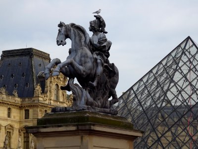 Statue en plomb Louis XIV (1677) par Le Bernin (1598-168… 