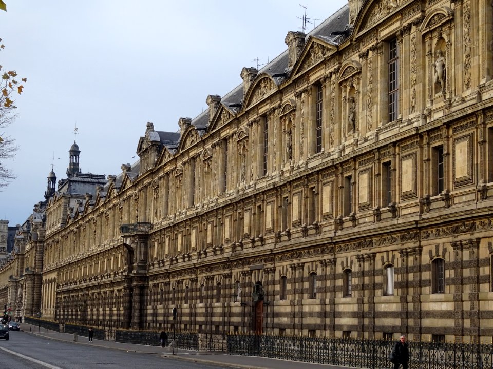 Façades du Louvre, quai des Tuileries, 1er arr., Paris 