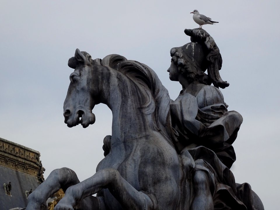 Statue en plomb Louis XIV (1677) par Le Bernin (1598-168… 