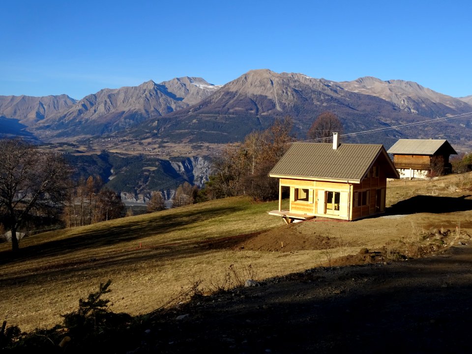 Chalets et vue imprenable, Les Sagnières, Hautes-Alpes 