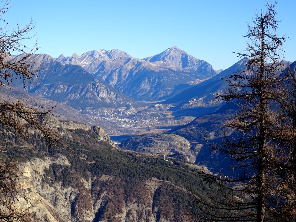 Briançon et le Mont Chaberton 