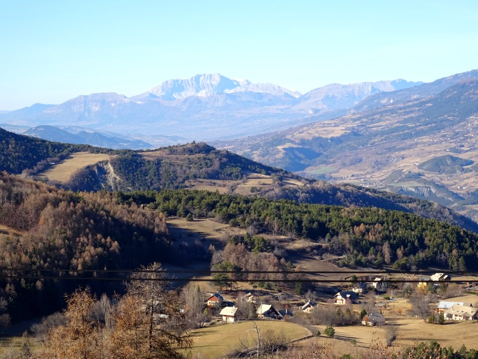 Montagne ... à identifier... , vue depuis Les Sagnières, H… 