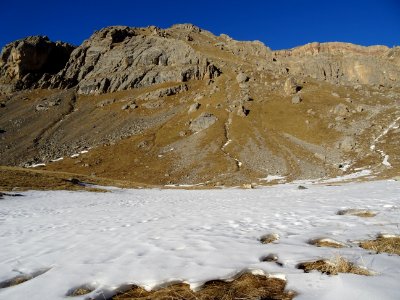 Replat (2359m) dit Coste Blaou, en montant à la Cime de … 