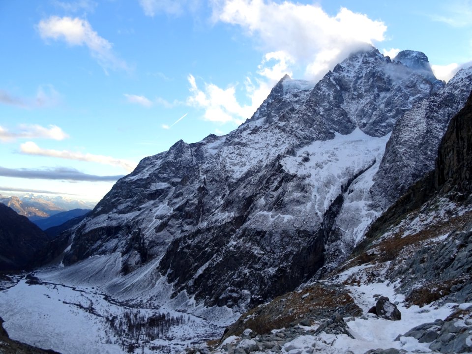 Le Pré de Mme Carle et le Mont Pelvoux 