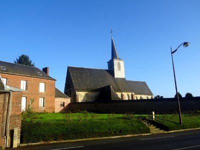 Eglise Saint-Jean-Baptiste et son clocher penché, Bosc-Bor… 