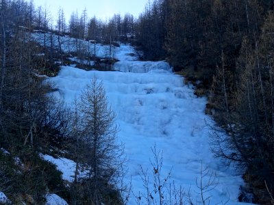 Cascade de Narreyroux gelée 