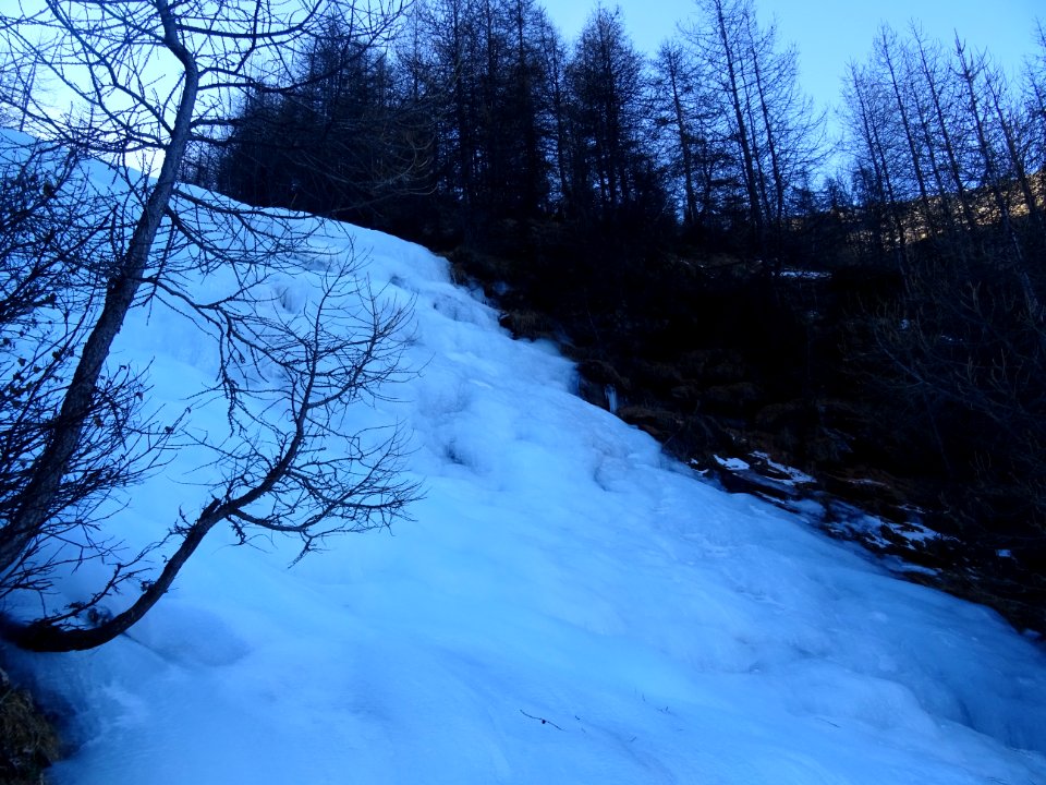 Cascade de Narreyroux gelée 