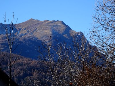 Le Pic de Morgon, vu depuis Les Sagnières, Hautes-Alpes 