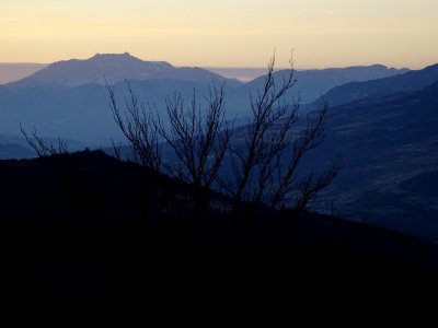 Lumière du soir sur la vallée de la Durance, depuis les Sa… 