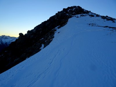 Il faut remonter au point coté 2877 m, avant d'attaquer la… 