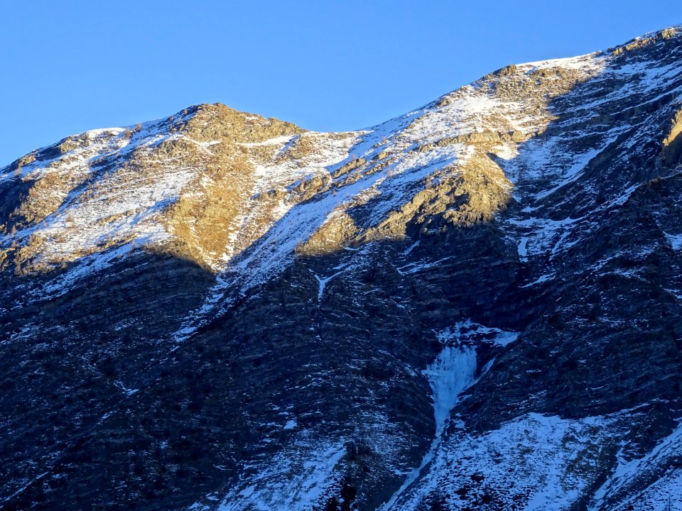 L'envers de la Pendine, depuis le vallon de Narreyroux 