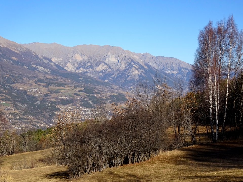 La vallée de la Durance, vue depuis Les Sagnières, Hautes-… 