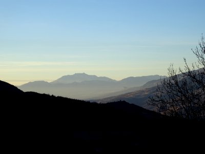 Lumière du soir sur la vallée de la Durance, depuis les Sa… 