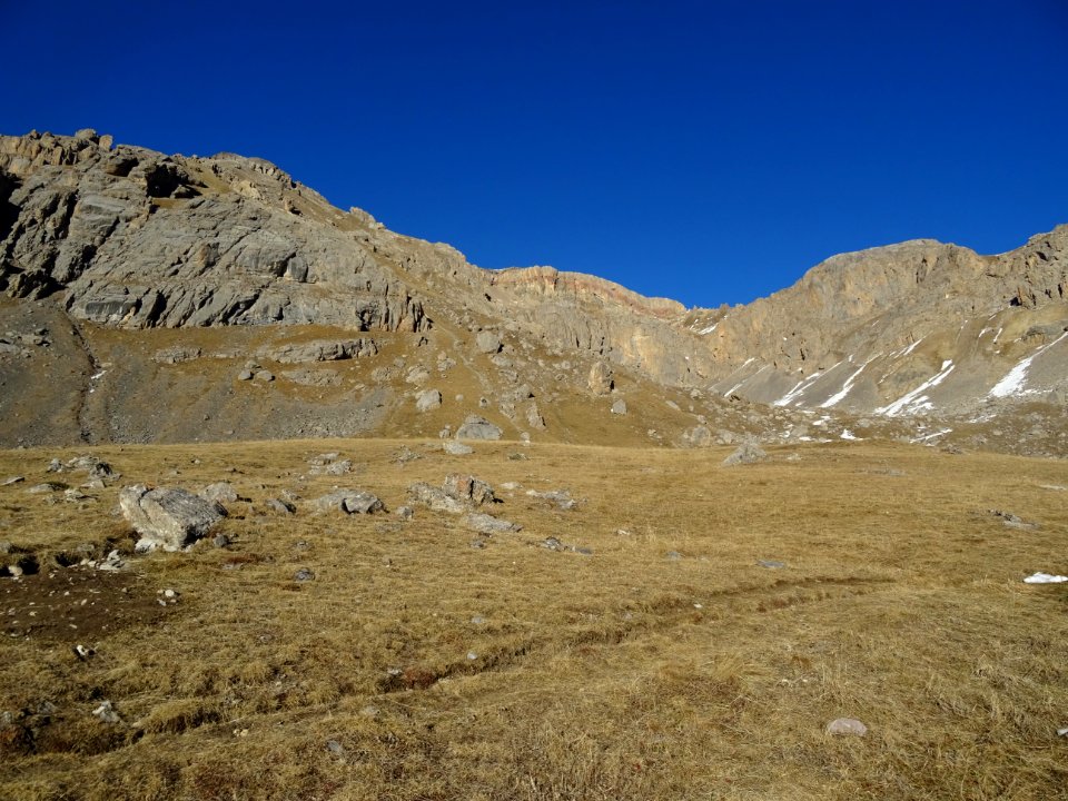 Replat (2359m) dit Coste Blaou, en montant à la Cime de … 