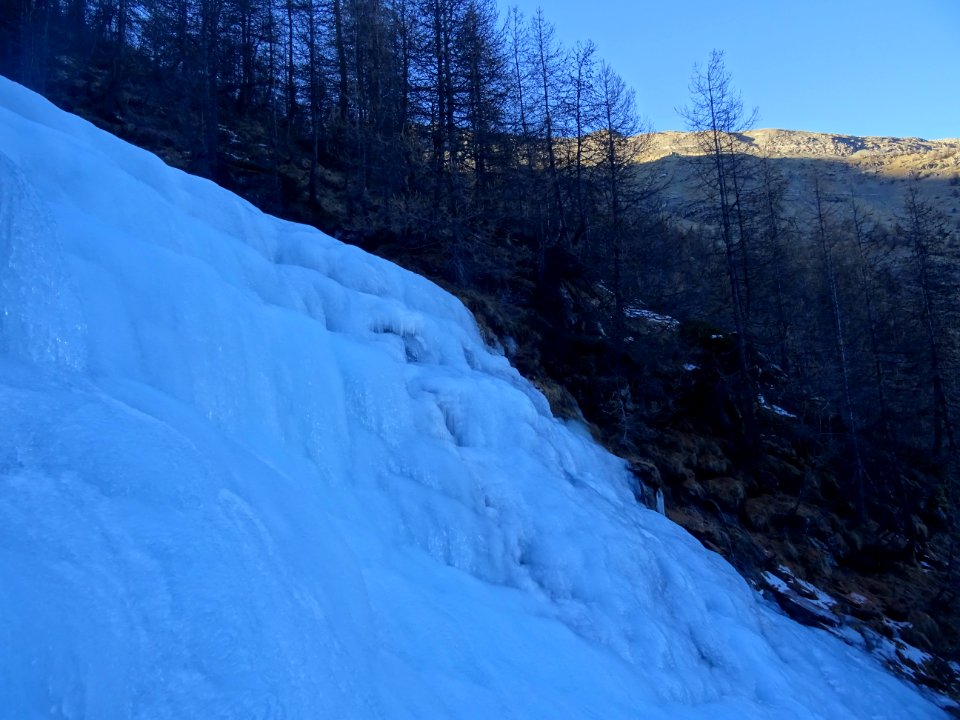 Cascade de Narreyroux gelée 