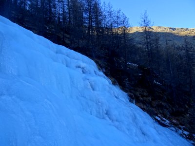 Cascade de Narreyroux gelée 