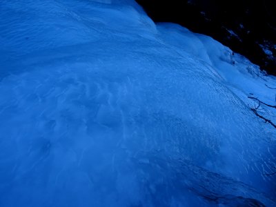 Cascade de Narreyroux gelée 