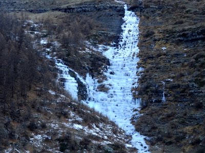 Cascade gelée 
