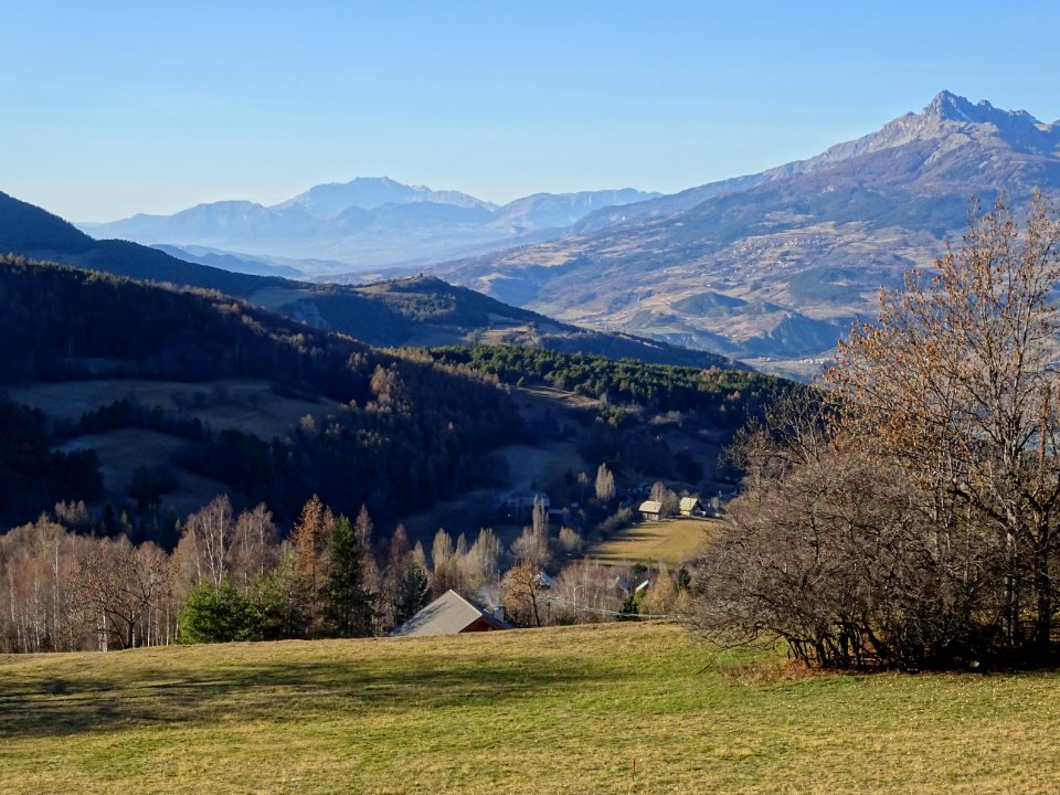 Vue depuis Les Sagnières, Hautes-Alpes 
