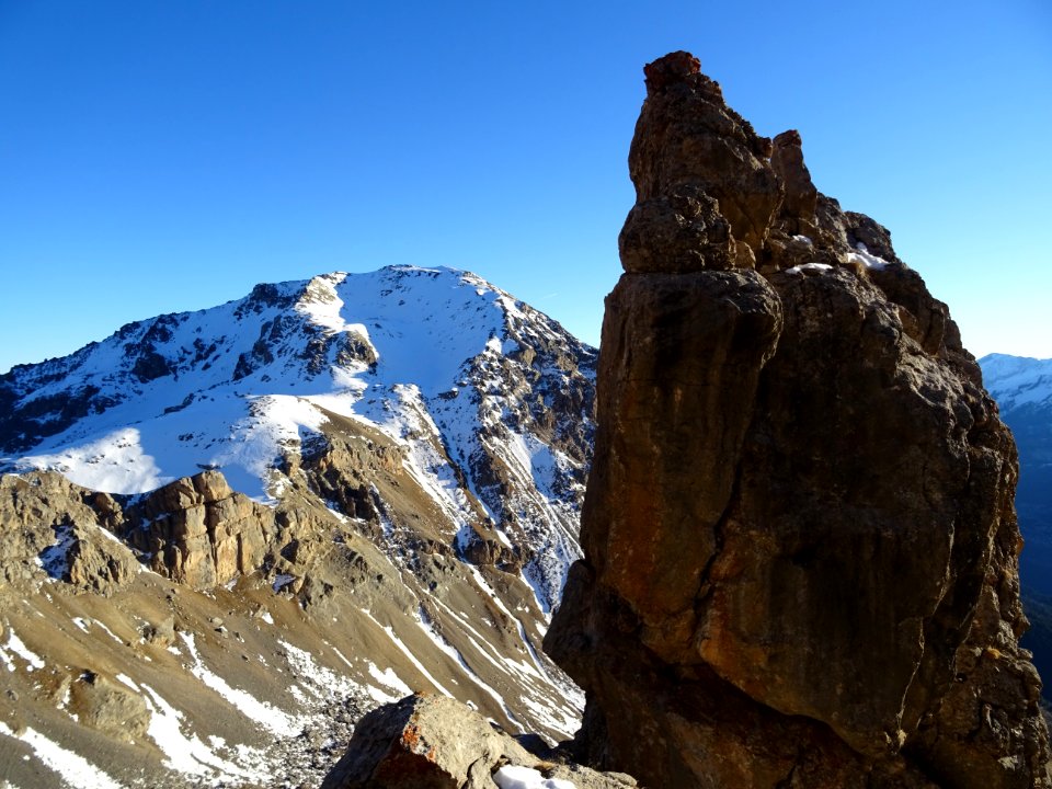 Pointe rocheuse et Tête de la Lauzière 