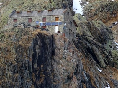 Le refuge du Glacier Blanc 