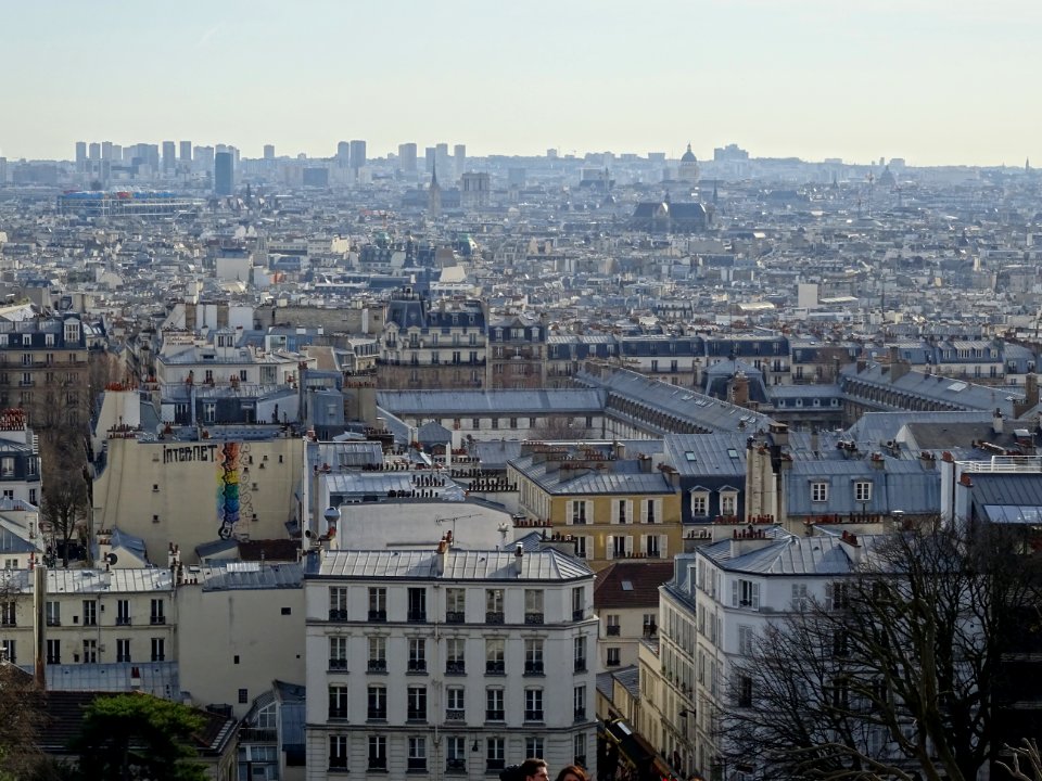 Vue sur Paris, depuis la Basilique du Sacré-Cœur de Montma… 