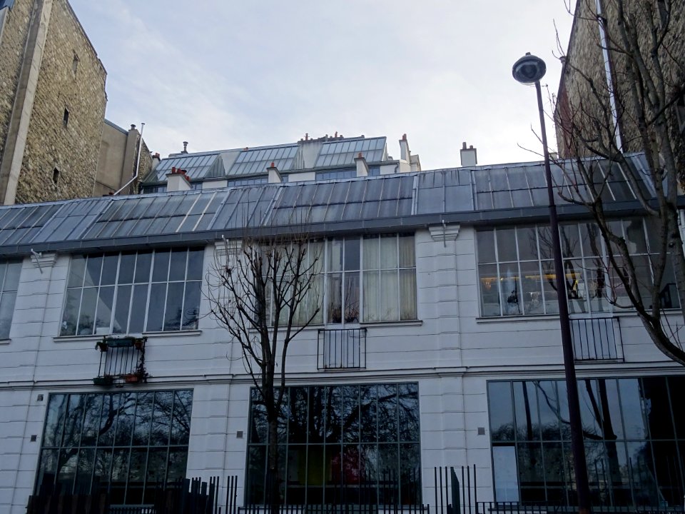 Immeubles et verrières, au 35 rue Ganneron, 18e arr., Pari… 