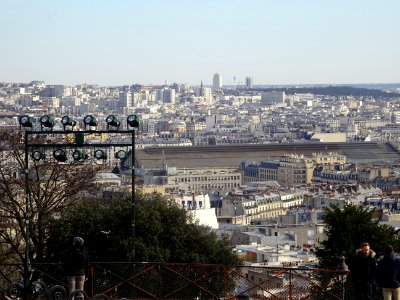 Vue de Paris, depuis la Basilique du Sacré-Coeur de Montma… 