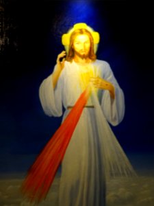 Tableau représentant le Christ, chapelle latérale, église … 