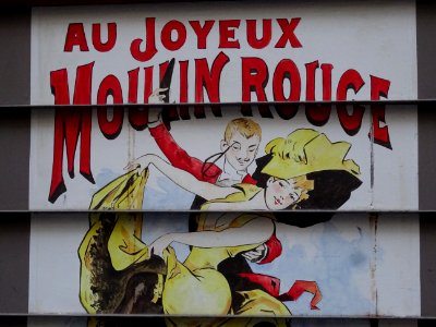 Peinture sur rideau métallique, rue Cavallotti, 18e arr., … 