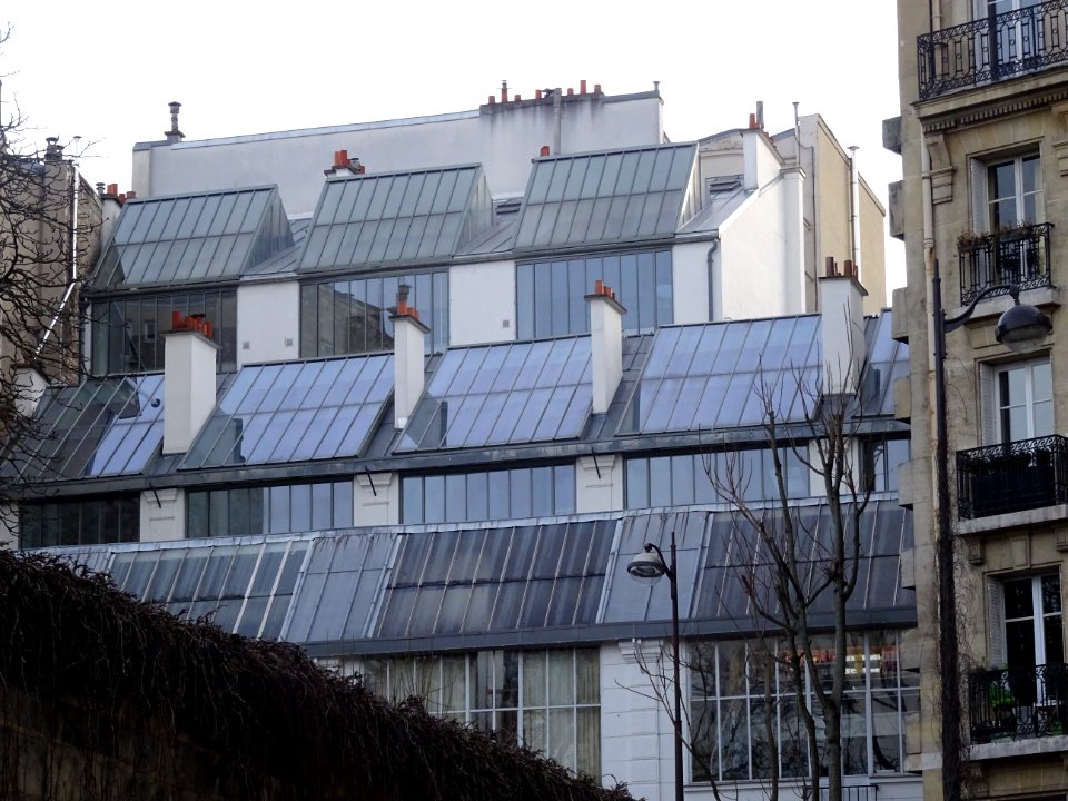 Immeubles et verrières, au 35 rue Ganneron, 18e arr., Pari… 