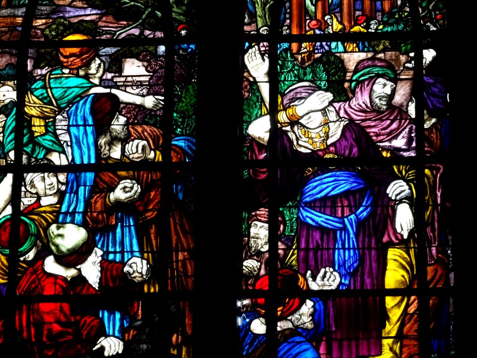 Détails de vitraux, église Saint-Jean de Montmartre, 19 ru… 