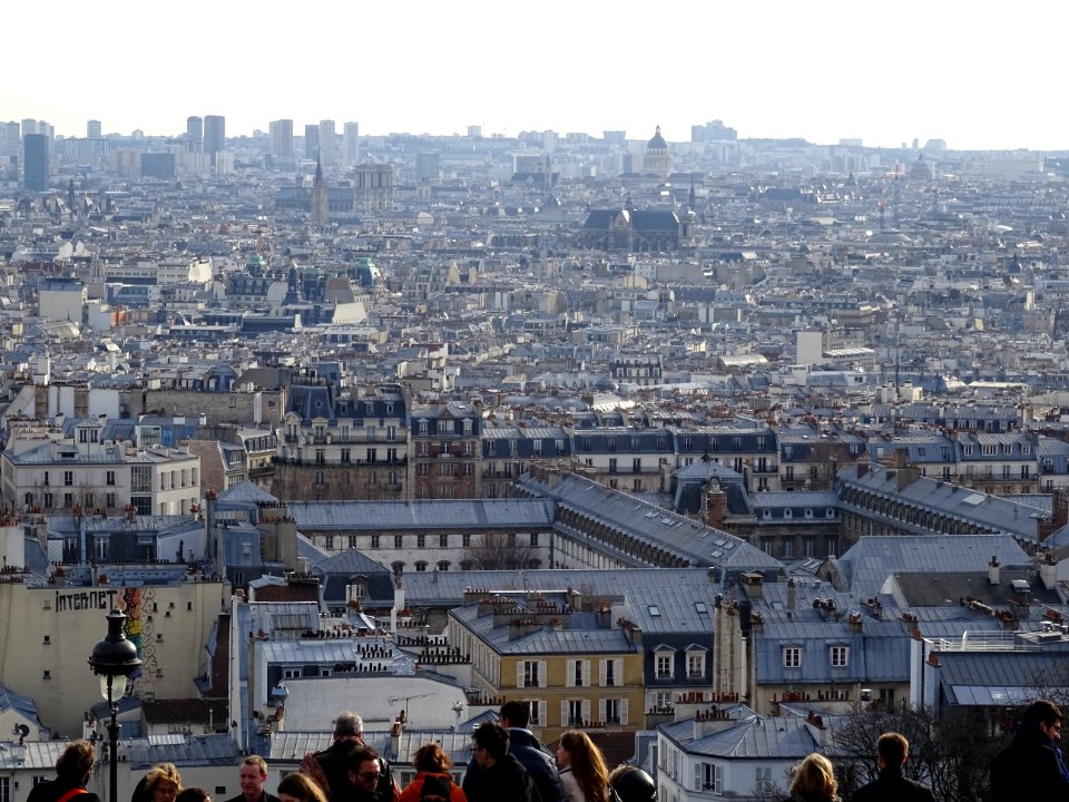 Vue de Paris, depuis la Basilique du Sacré-Coeur de Montma… 