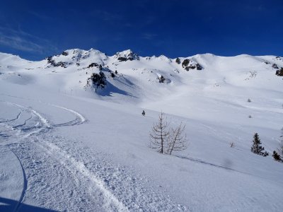 Descente depuis le Collet Vert dans le Valle Gimont vers… 