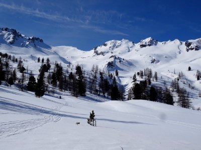 Descente depuis le Collet Vert dans le Valle Gimont vers… 