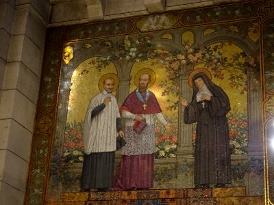 Mosaïque avec St-Vincent, basilique du Sacré-Cœur de Montm… 