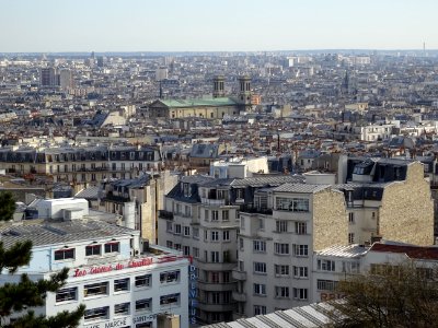 Vue sur Paris, depuis la Basilique du Sacré-Cœur de Montma… 