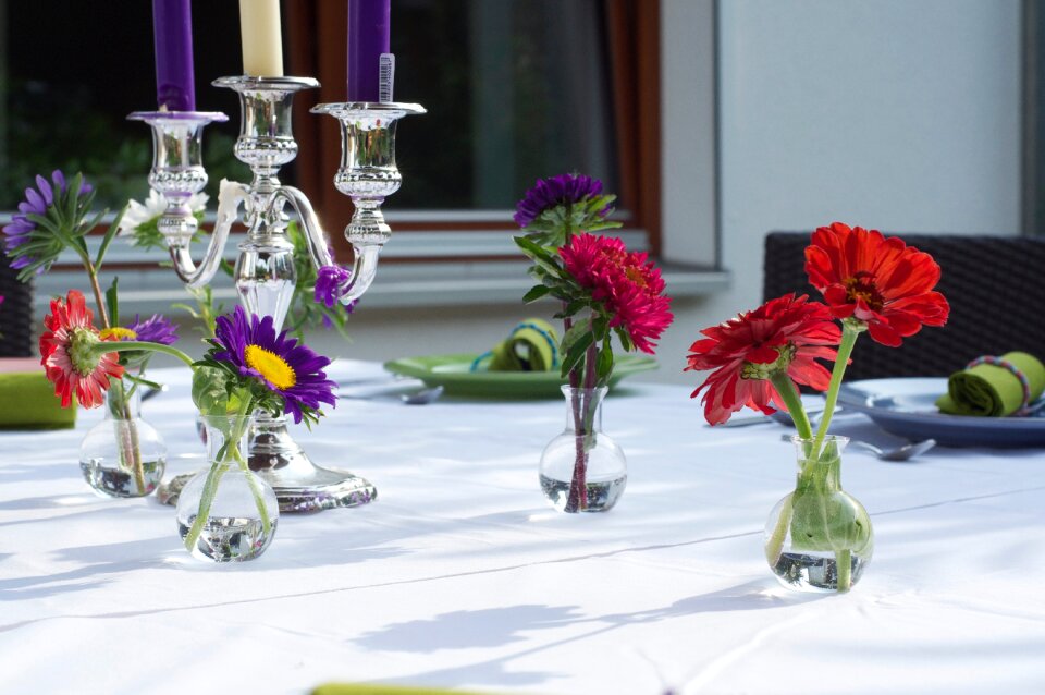 Table summer covered