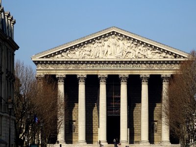 Portique octostyle de style architectural néoclassique, Eg… 