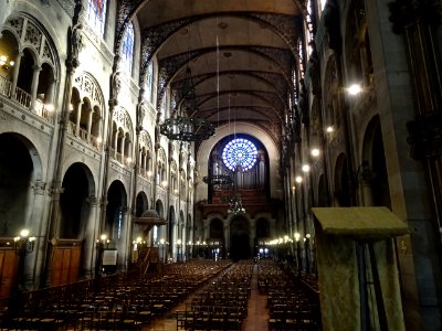 Nef, église Saint Augustin, place Saint Augustin, 8e arr.,… 