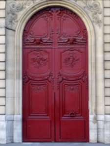 Porte de l'hôtel Pillet-Will, 31 rue du Faubourg-Saint-Hon… 