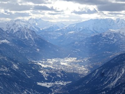 Briançon et le début de la vallée de la Durance, au zoom d… 