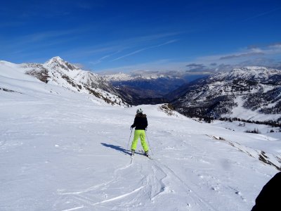 Descente depuis le Collet Vert dans le Valle Gimont vers… 